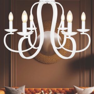 Đèn chùm trang trí cao cấp, kết hợp pha lê lấp lánh và chi tiết kim loại tinh xảo, mang lại vẻ đẹp hiện đại và sang trọng cho phòng khách, biệt thự hay sảnh lớn
