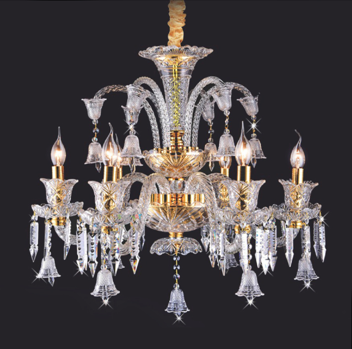 den-79-lighting-457 Đèn chùm trang trí cao cấp, kết hợp pha lê lấp lánh và chi tiết kim loại tinh xảo, mang lại vẻ đẹp hiện đại và sang trọng cho phòng khách, biệt thự hay sảnh lớn