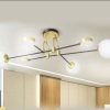 Đèn chùm trang trí cao cấp, kết hợp pha lê lấp lánh và chi tiết kim loại tinh xảo, mang lại vẻ đẹp hiện đại và sang trọng cho phòng khách, biệt thự hay sảnh lớn